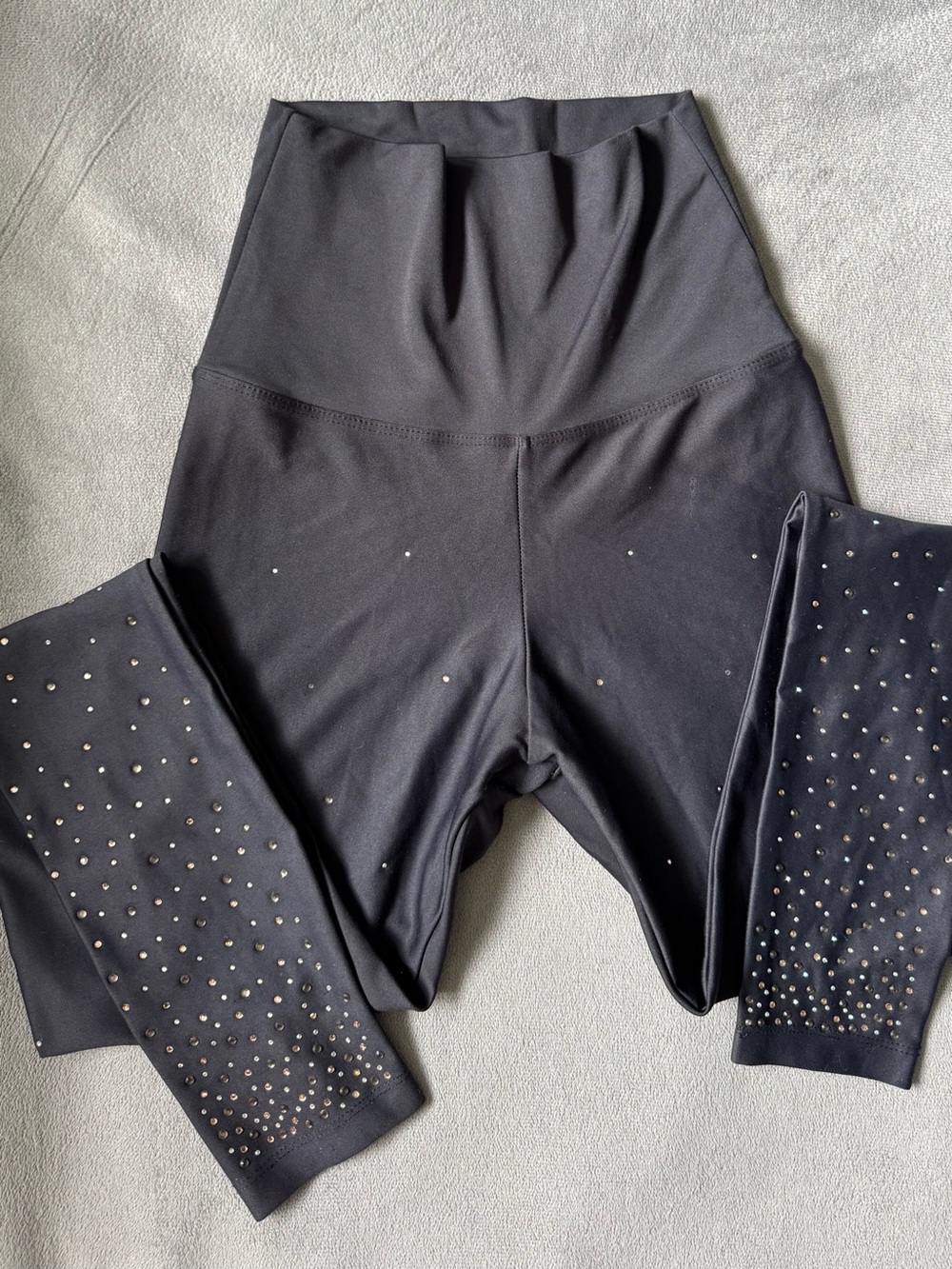 Beach Riot Black Sparkly Sport leggings with Branded Logo